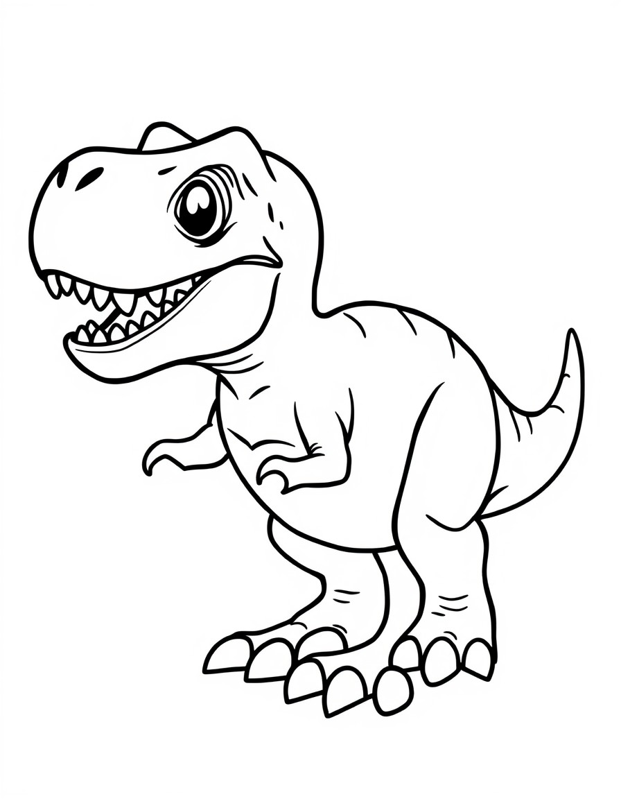 Cute t-rex