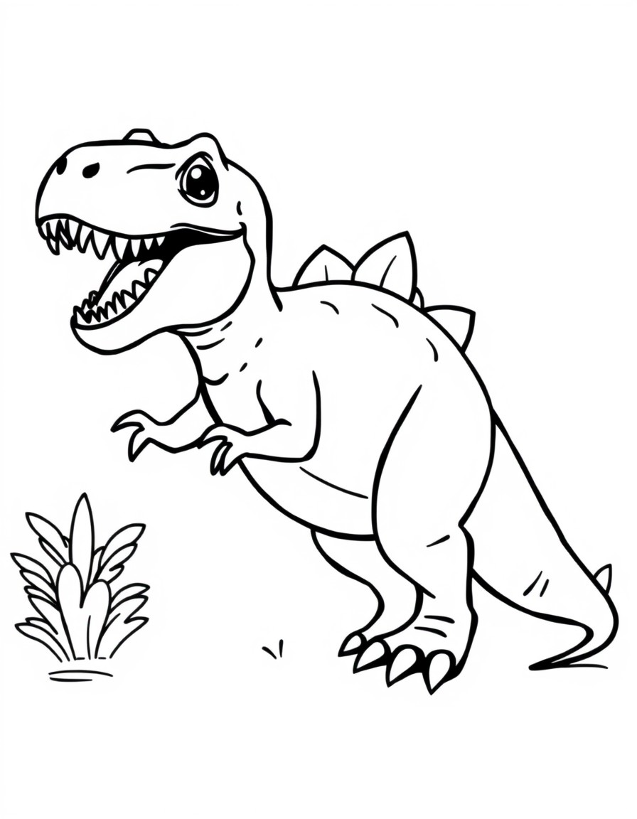 Cute t-rex