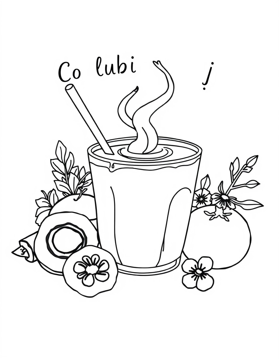 Kolorowanka "Co lubi mj brzuszek?"  rysunki rnych potraw zupa, jabko, marchewka, nalenik, czekolada, itp. z miejscem na pokolorowanie i dorysowanie wasnych.