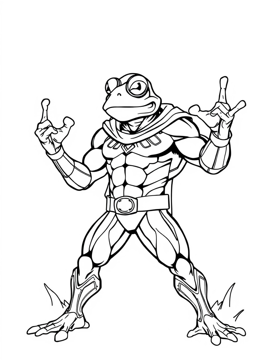 frog man superhero
