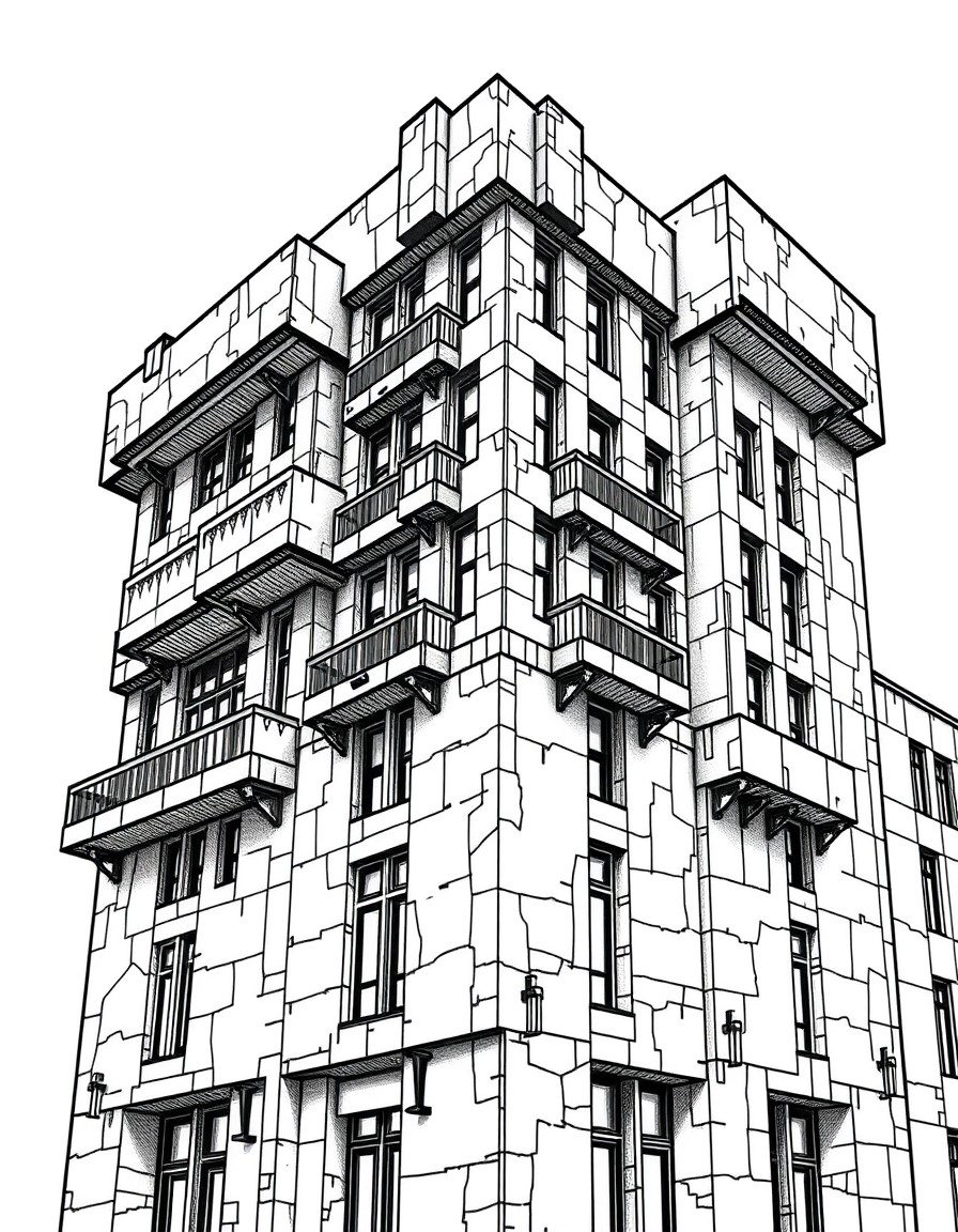 Brutalist style building