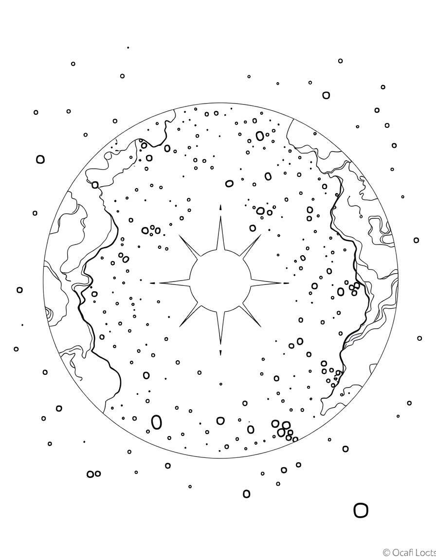 God declares "let there be light" to a featureless, void Universe, which starts the chain reaction of creation of the Universe. Detailed, ethereal.