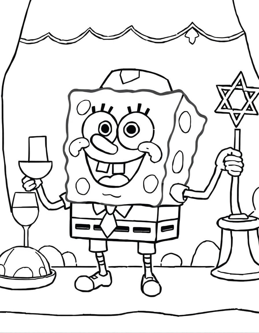 spongebob in Passover Seder