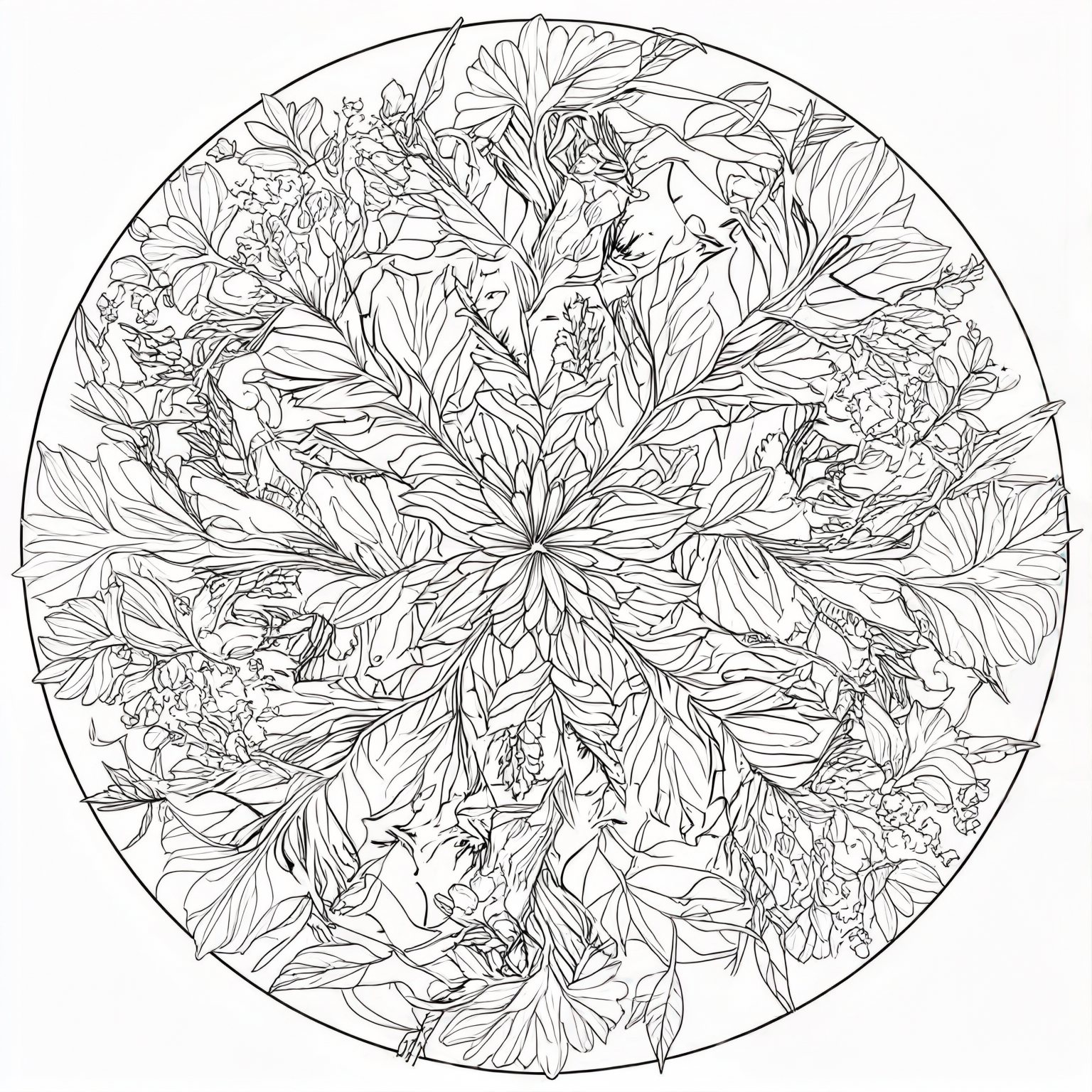 Color It Nature Mandalas Coloring Pages - Cool Coloring Pages