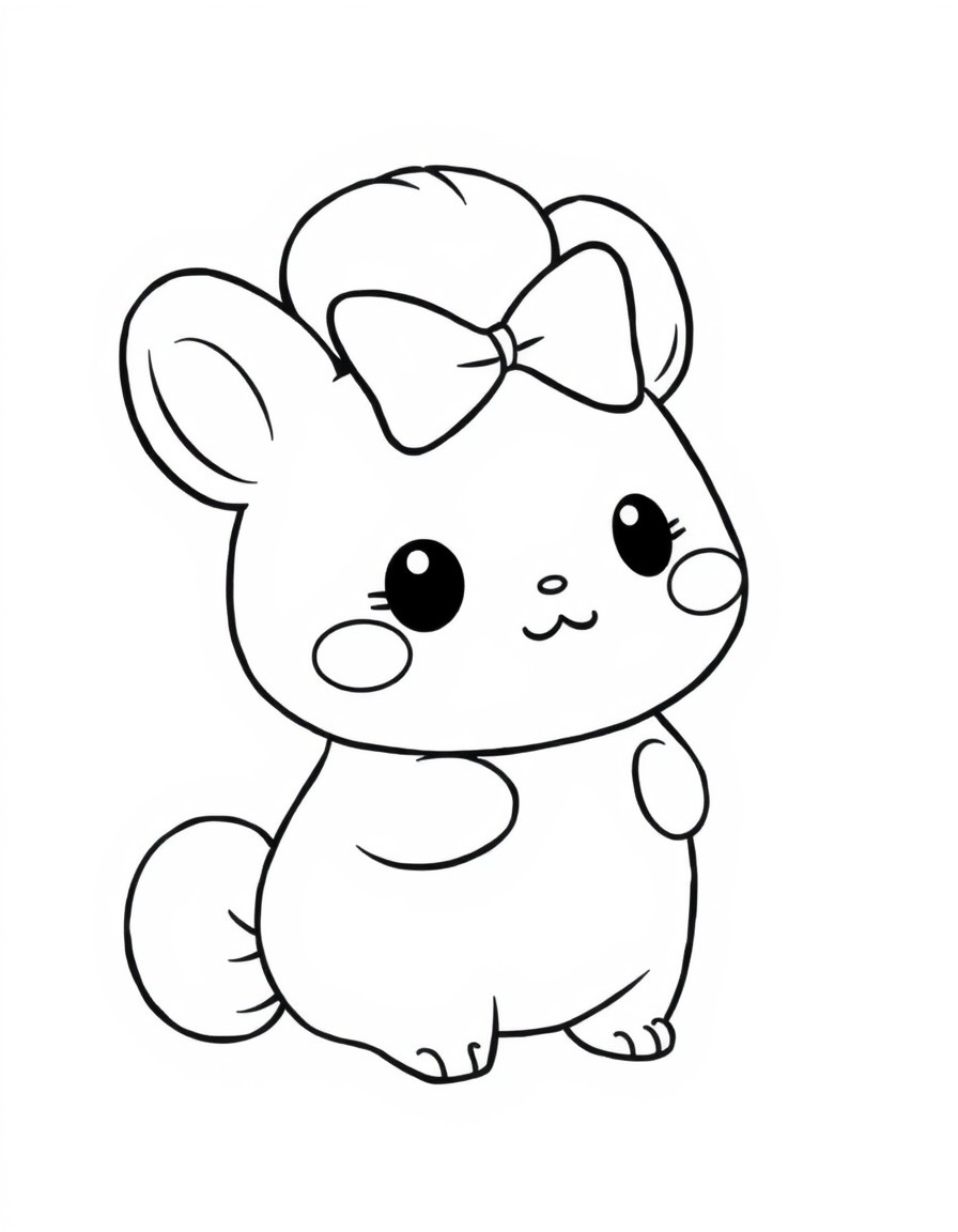 Design a character very similar yet cuter than Cinnamoroll