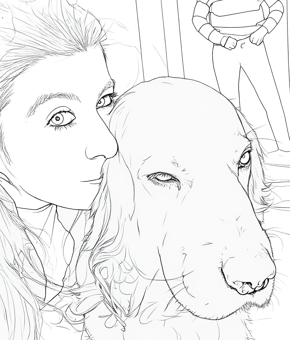 Make this a high-quality black and white COLORING PAGE with white background, only black lines, NO big gray areas, and clear, thick bold outlines, well-defined shapes, and clean edges. Remove all shad