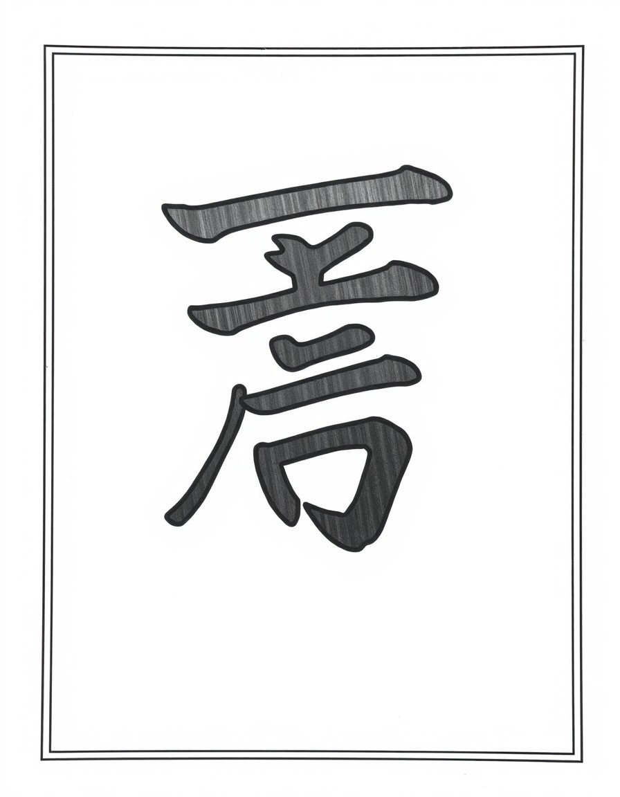 kanji coloring pages