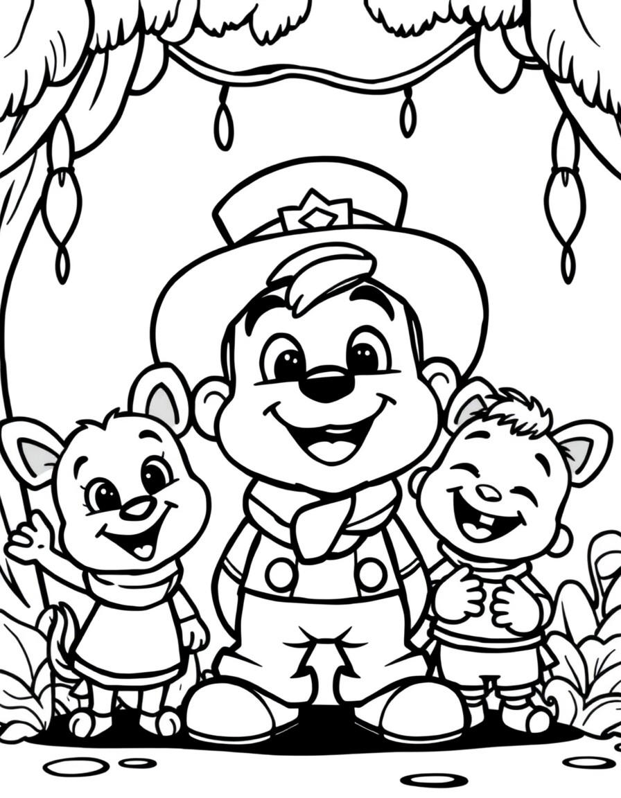 lucky from lucky's tale video game with his family happy