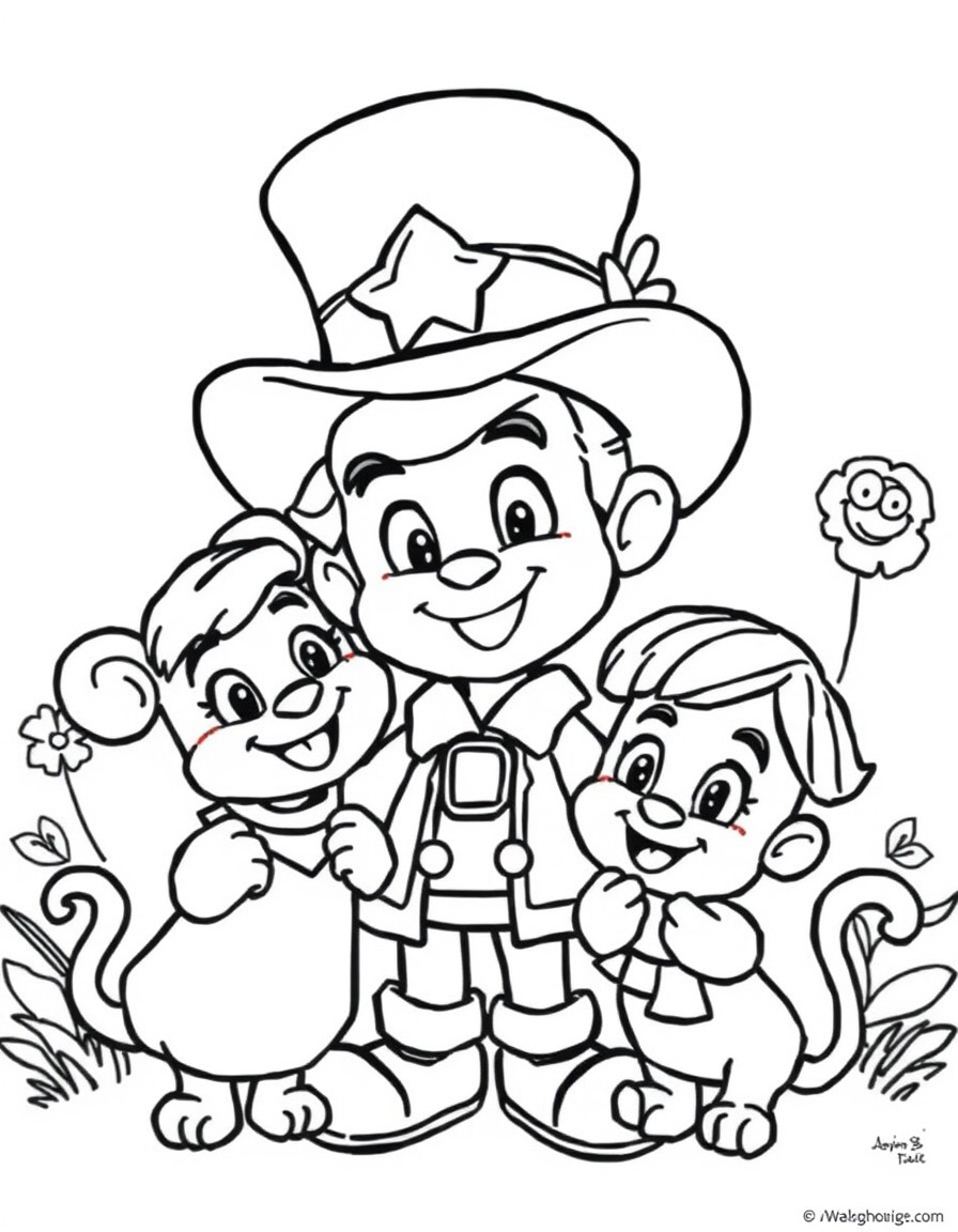 lucky from lucky's tale video game with his family happy