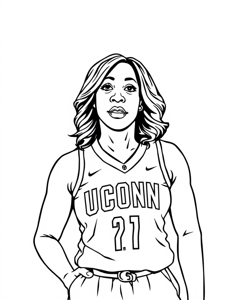 Add Kamala Harris also wearing the UConn uniform