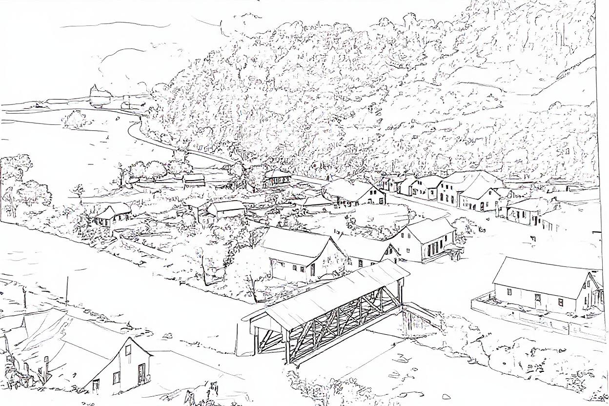 Make this a high-quality black and white COLORING PAGE with white background, only black lines, NO big gray areas, and clear, thick bold outlines, well-defined shapes, and clean edges. Remove all shad