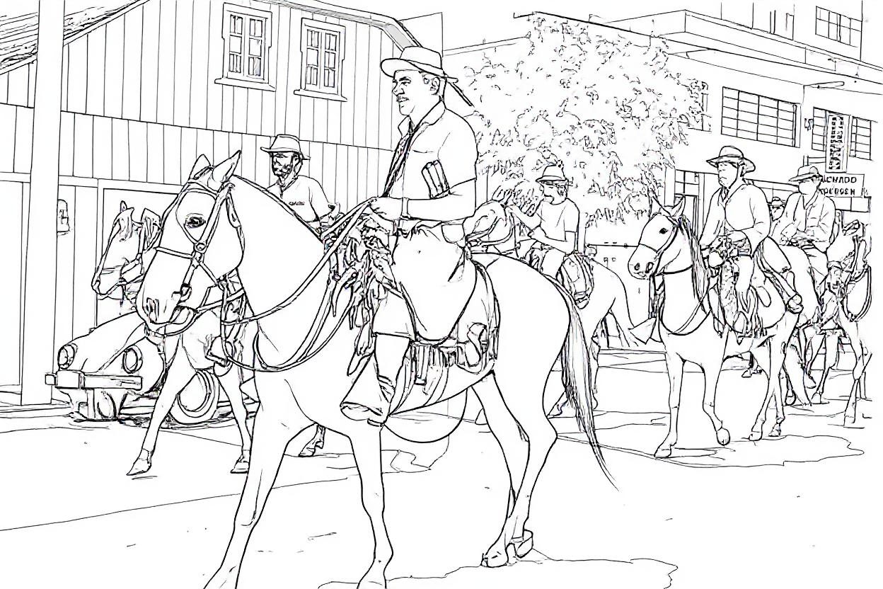 Make this a high-quality black and white COLORING PAGE with white background, only black lines, NO big gray areas, and clear, thick bold outlines, well-defined shapes, and clean edges. Remove all shad