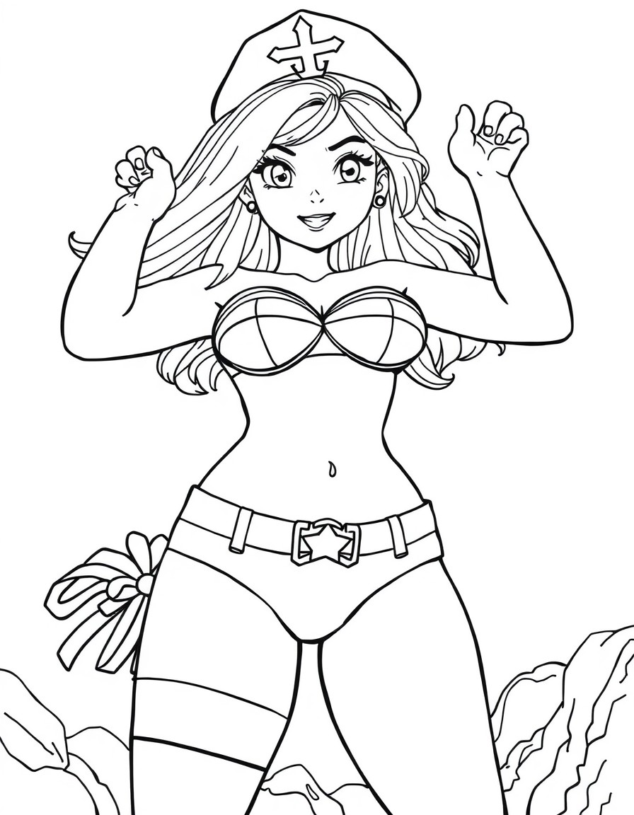 Female Captain underpants featuring the name Ophir