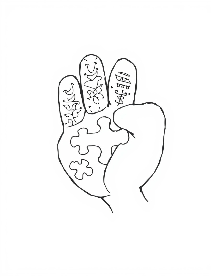 autism acceptance coloring sheet