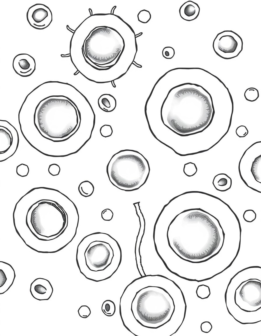 Blood Cells Coloring Pages Cool Coloring Pages