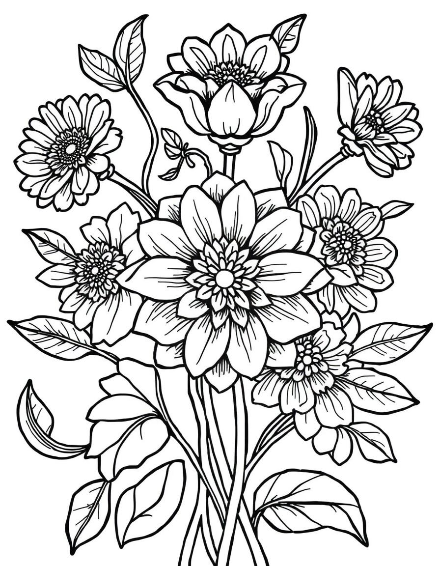 patterns and flowers