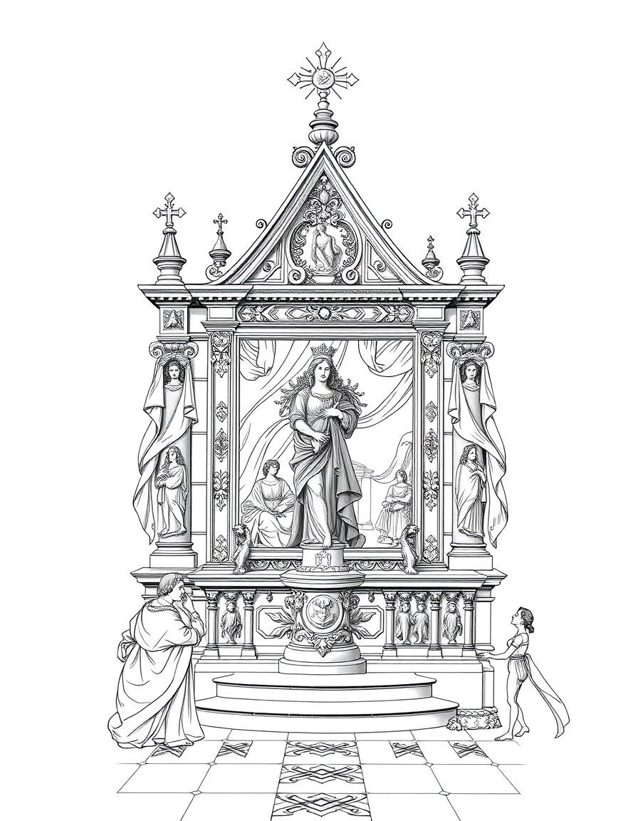 Trompe-l'il popular in 1600s Art that fools your eyesreal or painted?inspired by Andrea Pozzo