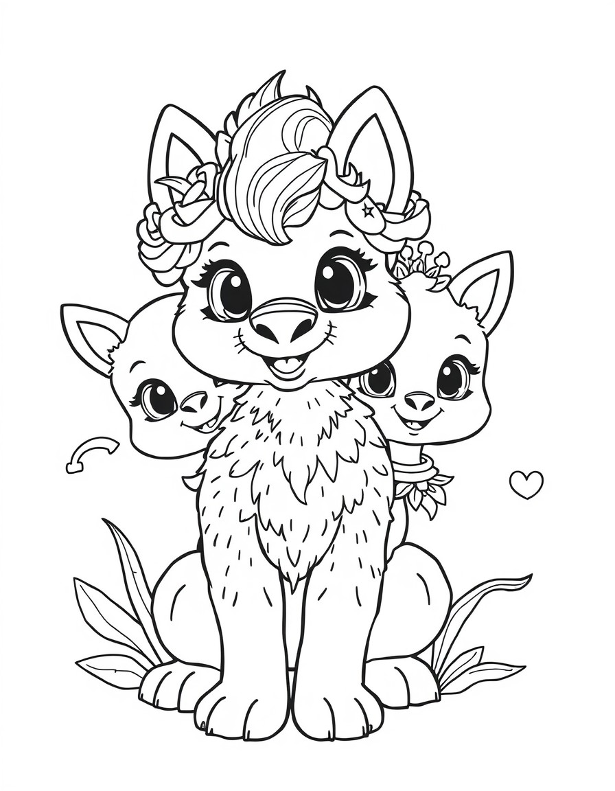 cute pritnable chracters colroed