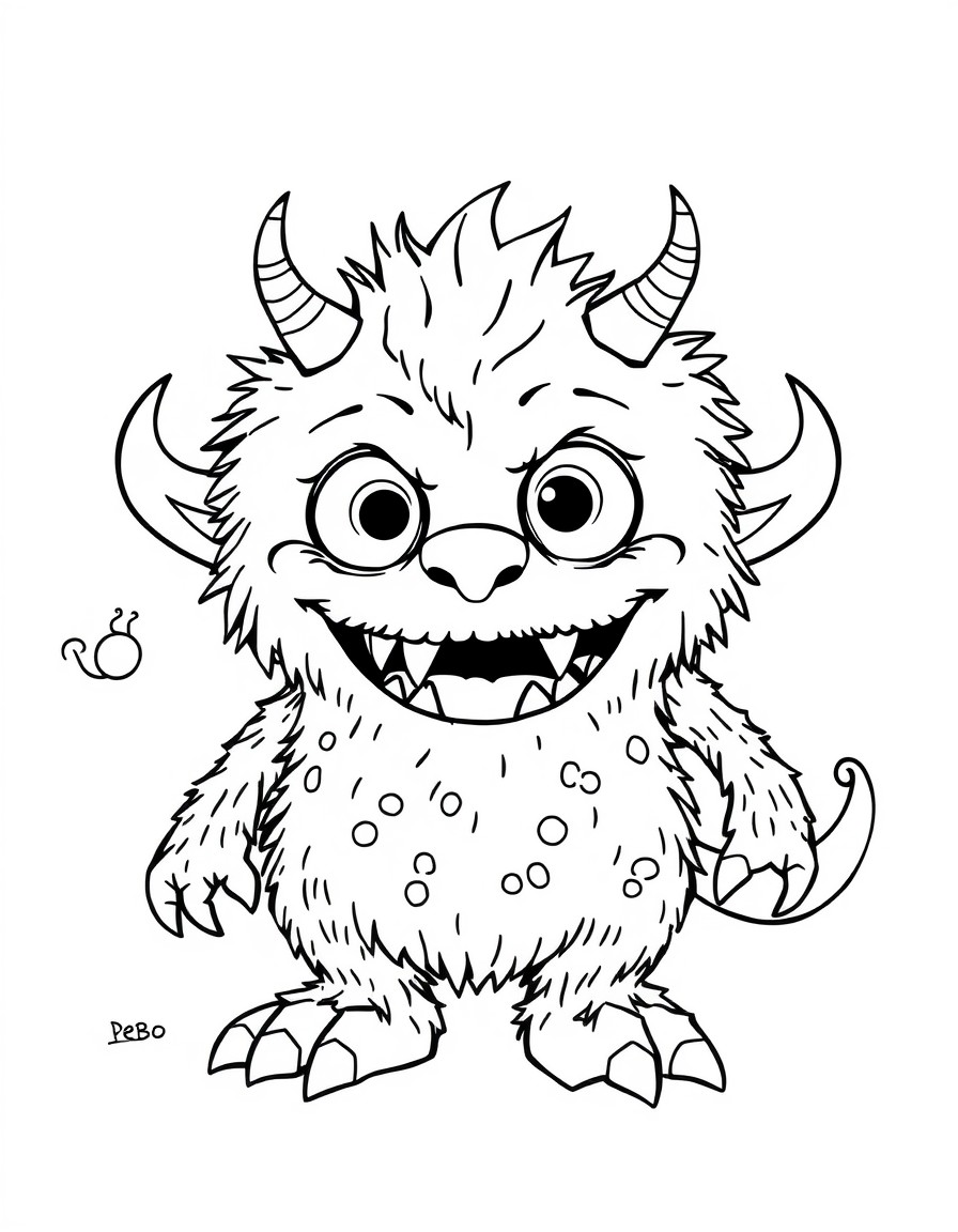 a cute monster