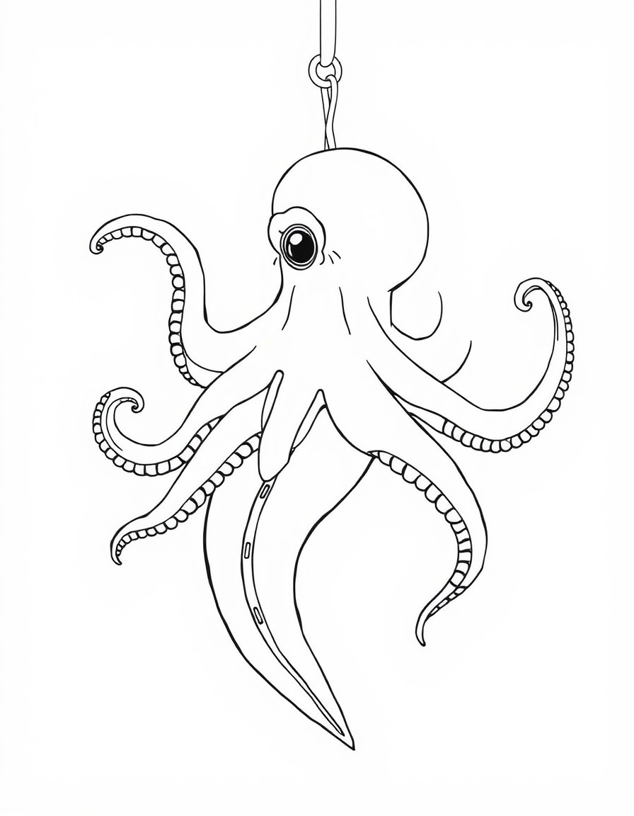 Octopus, otter, hanging out