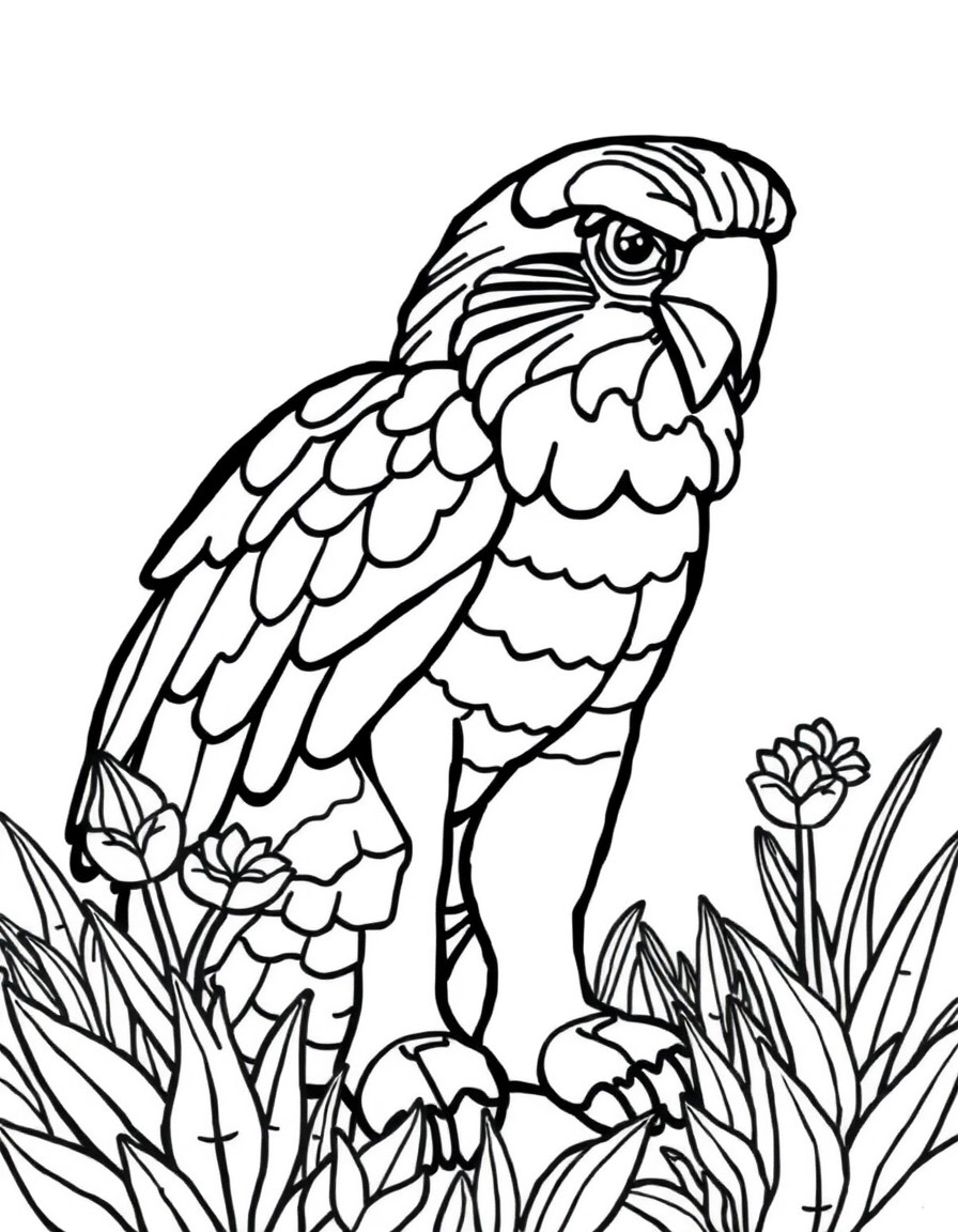 coloring page with pure white background and solid black lines only, no grayscale or shading: , thick black outlines, large clear spaces perfect for young children, clear outlines with good coloring spaces, perfect for printing