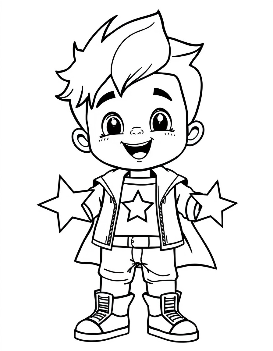 Cute boy superstar