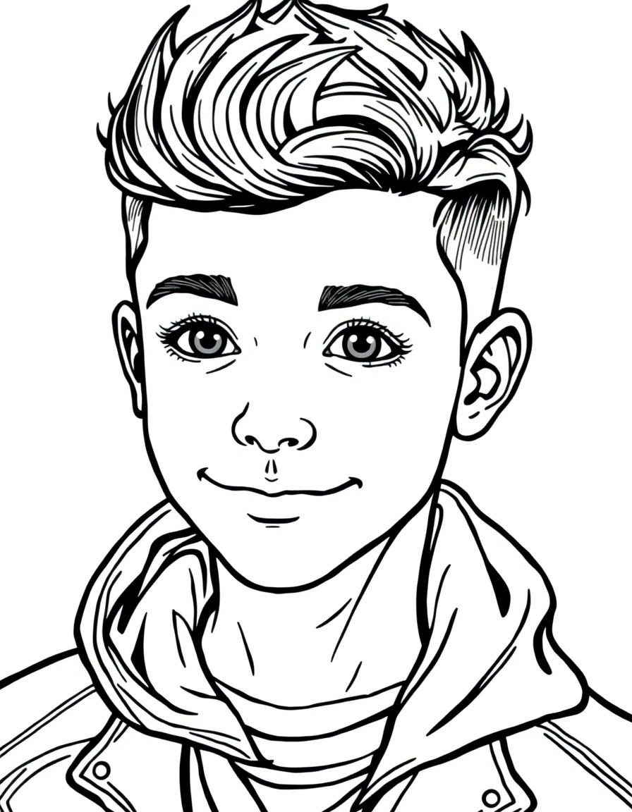 A 18 year handsome boy