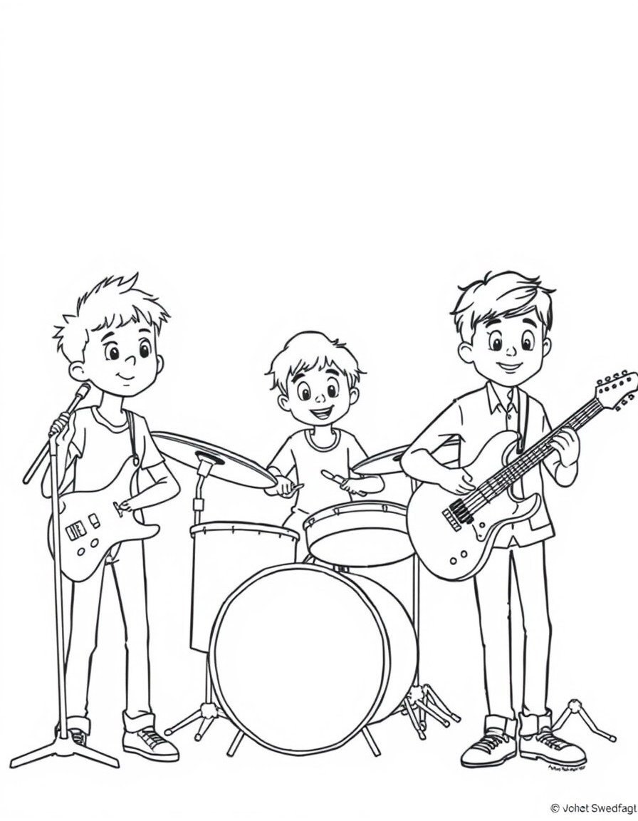 Harrie, Bobbie, and Leo werent just cousins  they were a band. Not the noisy, pots-and-pans-in-the-kitchen kind though theyd done that too, but a real band with real songs, real instruments, and a nam