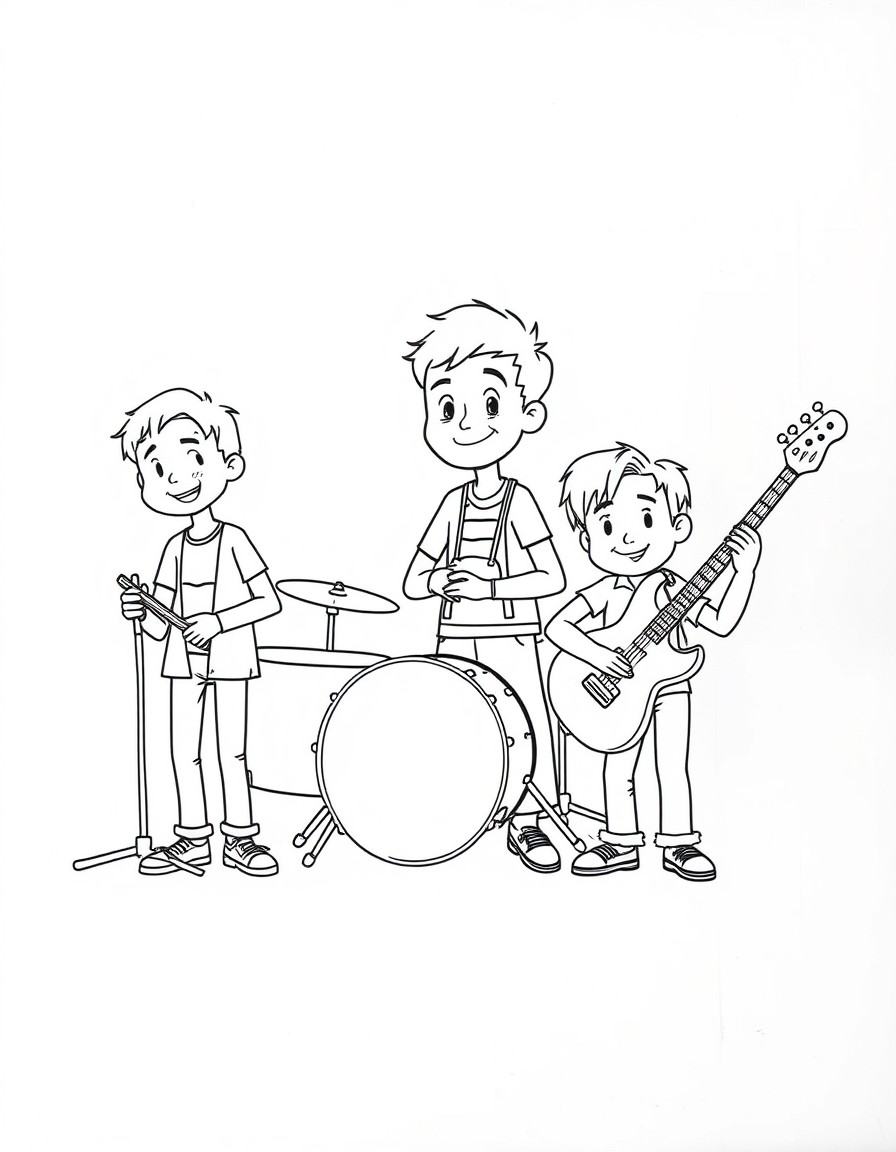 Harrie, Bobbie, and Leo werent just cousins  they were a band. Not the noisy, pots-and-pans-in-the-kitchen kind though theyd done that too, but a real band with real songs, real instruments, and a nam
