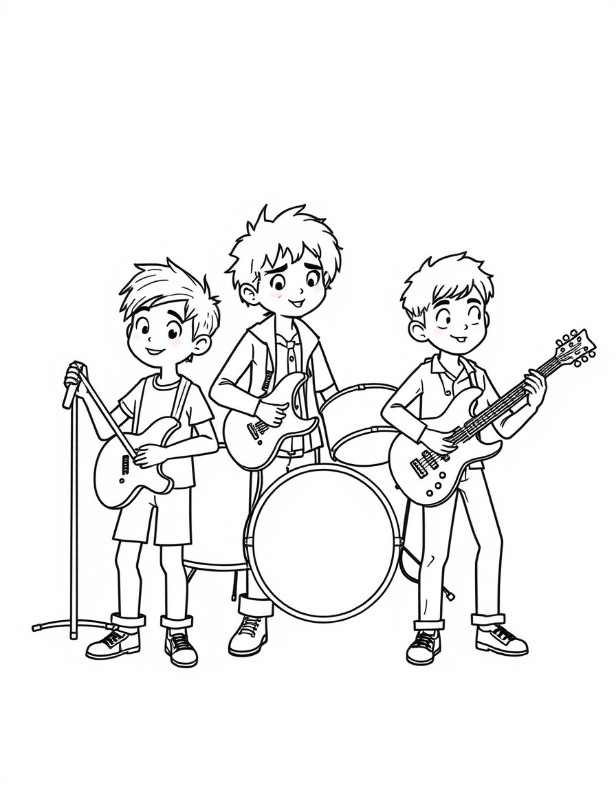 Harrie, Bobbie, and Leo werent just cousins  they were a band. Not the noisy, pots-and-pans-in-the-kitchen kind though theyd done that too, but a real band with real songs, real instruments, and a nam