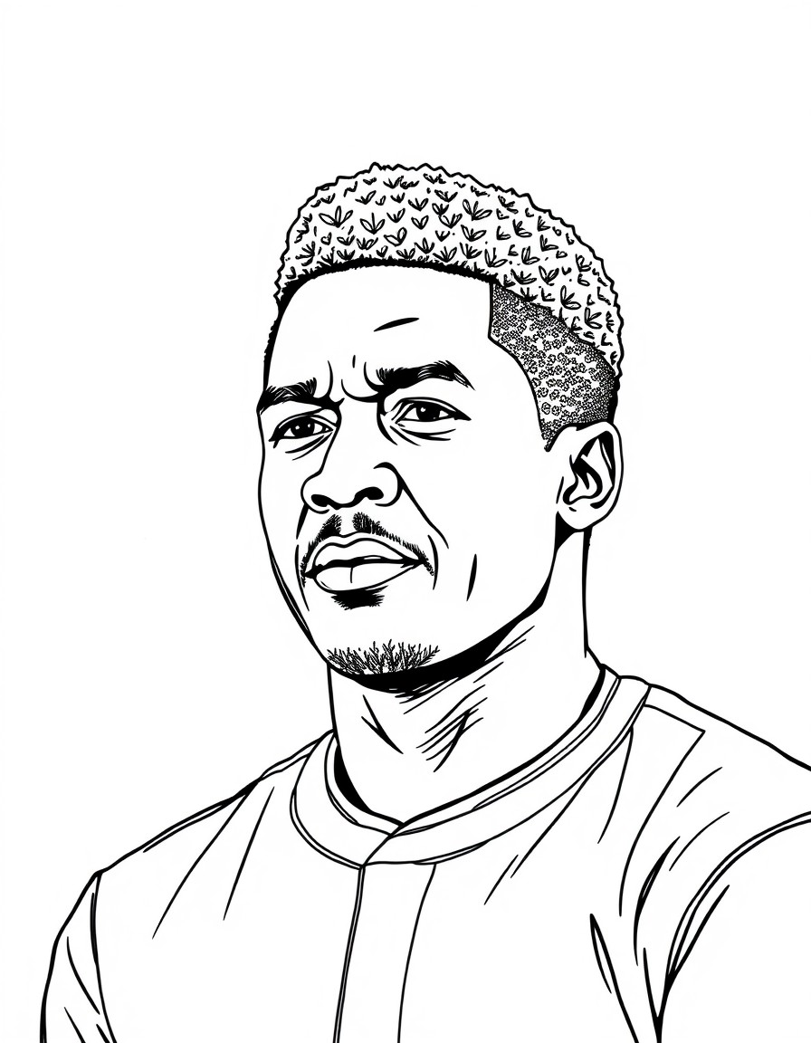 drawing ronald acuna jr coloring pages