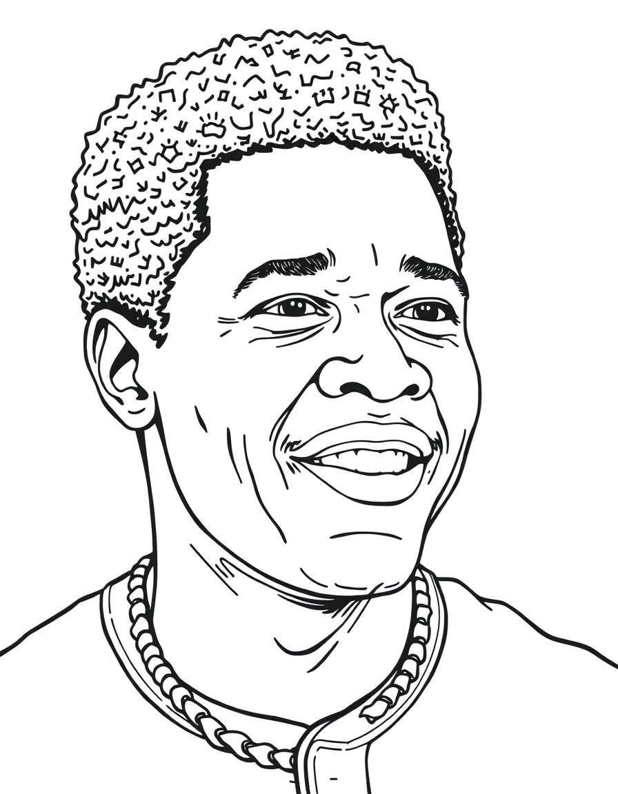 drawing ronald acuna jr coloring pages