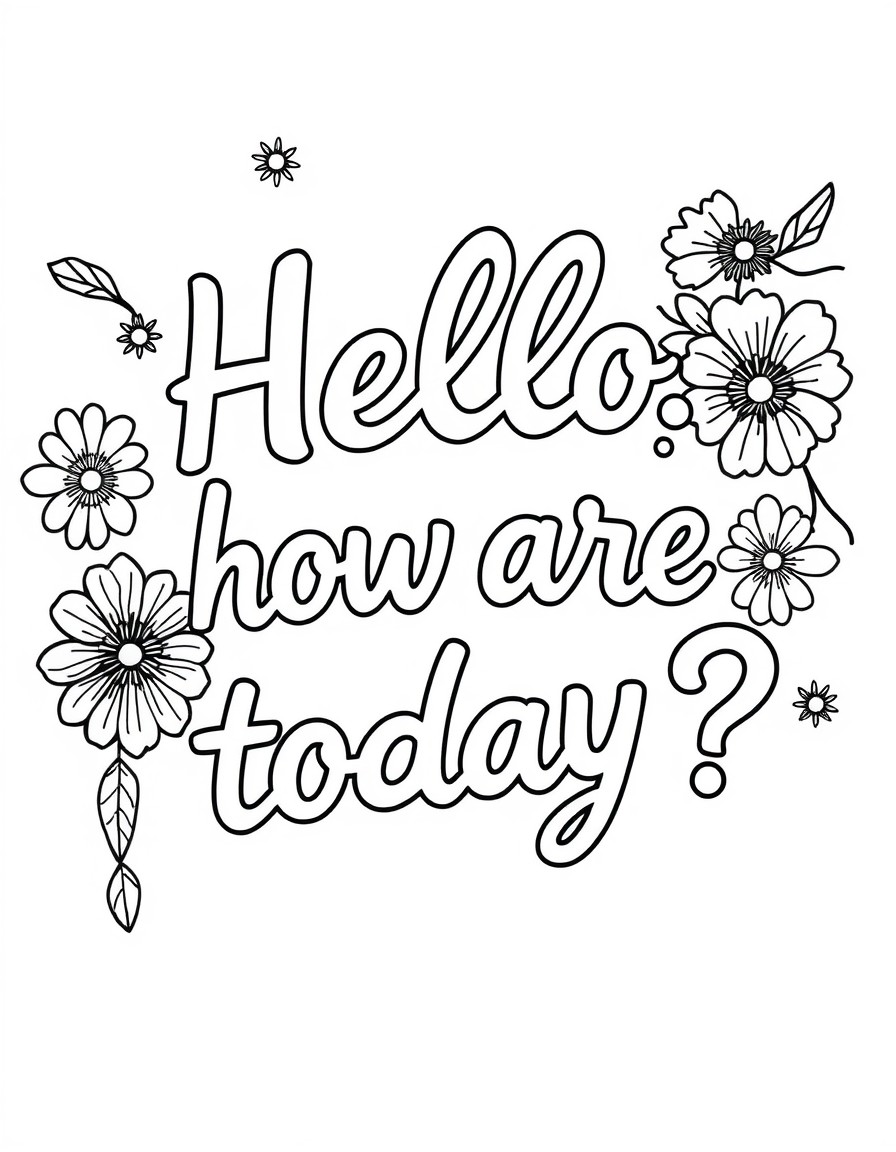 Hello, how are you today?