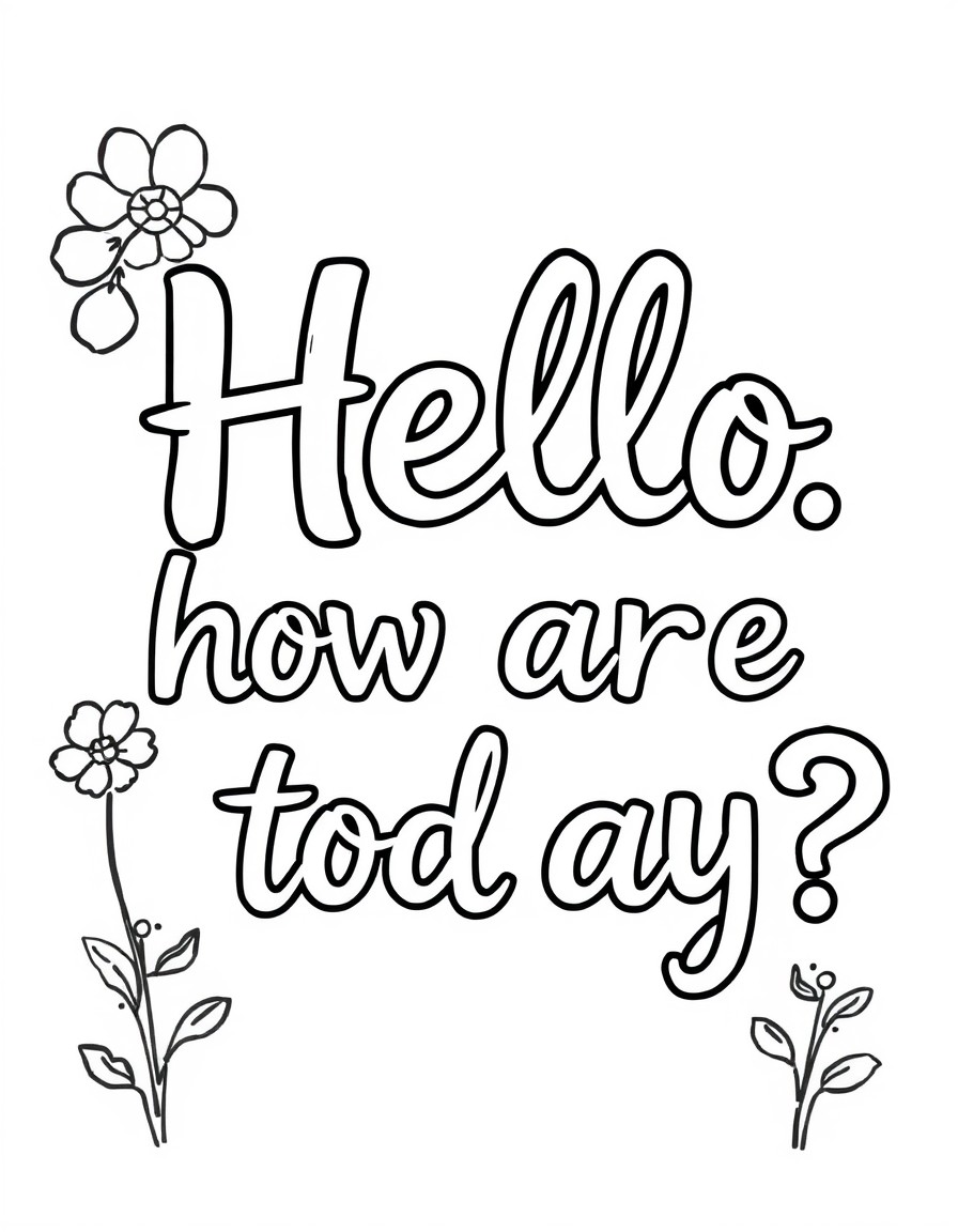 Hello, how are you today?