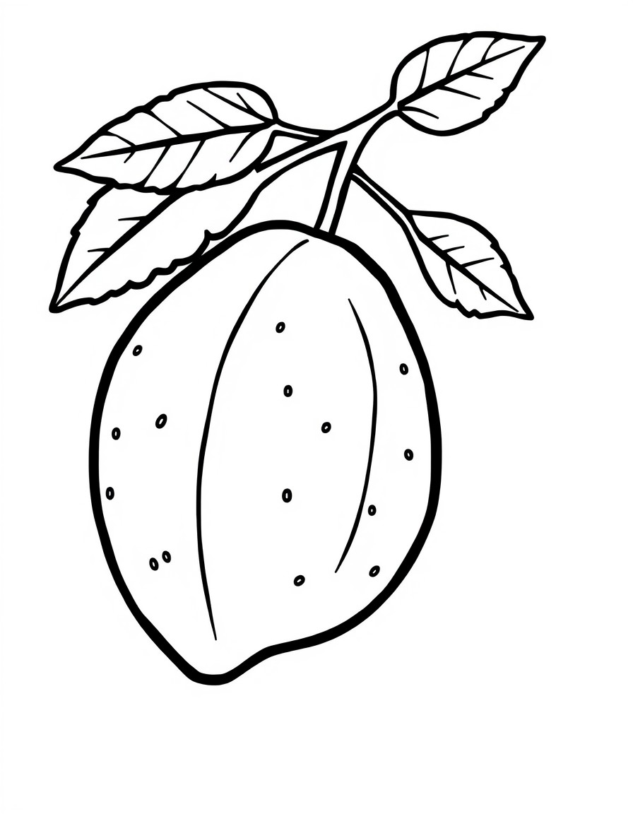 easy and simple fruit drawing