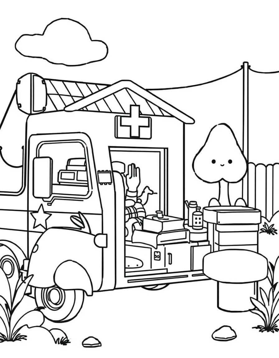 cute emergency scene