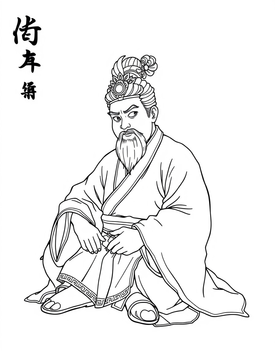 Hu tao from genshin impact sitting