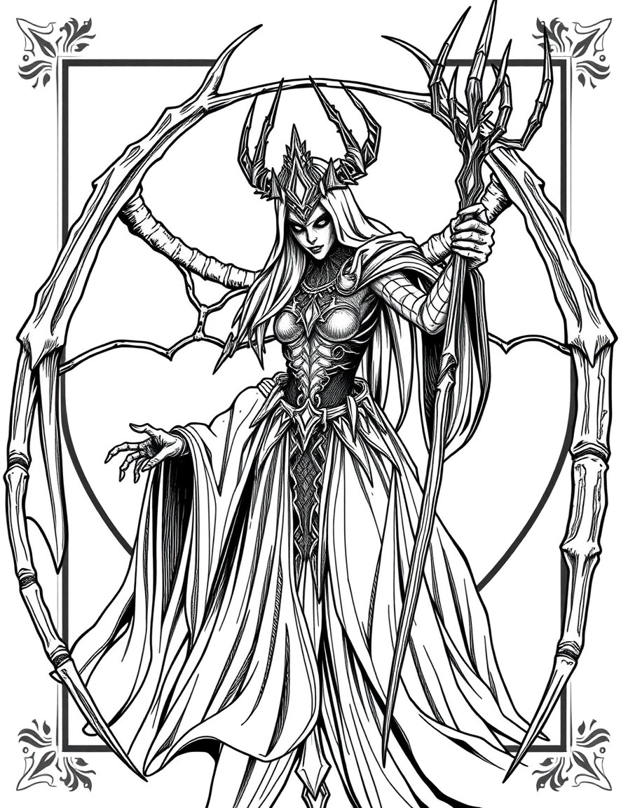 The primary deity of the drow in the Forgotten Realms setting of Dungeons  Dragons is Lolth, the Spider Queen, who is the goddess of spiders, darkness, and drow in general.