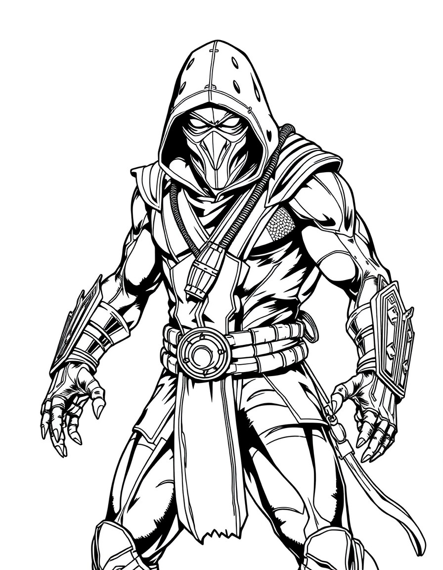 Mortal kombat baraka fused with marvel cyclops full body forearm blades drawn