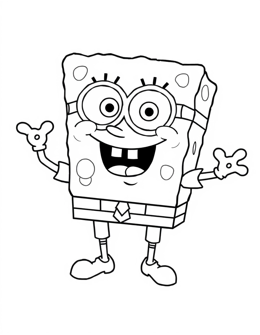 spongebob playing with minions