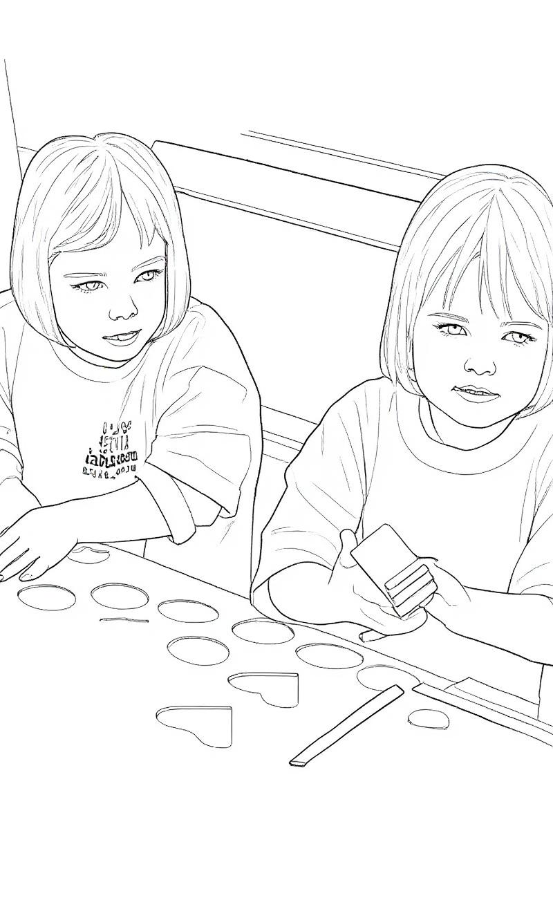 I want to make adjustments to this coloring page, keep the same black and white coloring page but only make the following change Make the hands more clean and instand of the Loge from the Shirt the le