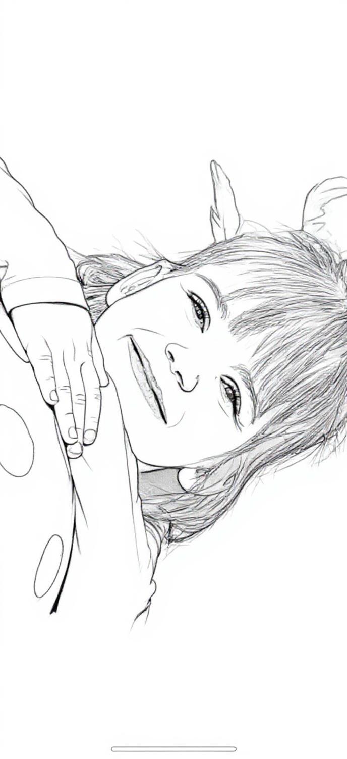 Make this a high-quality black and white COLORING PAGE with white background, only black lines, NO big gray areas, and clear, thick bold outlines, well-defined shapes, and clean edges. Remove all shad