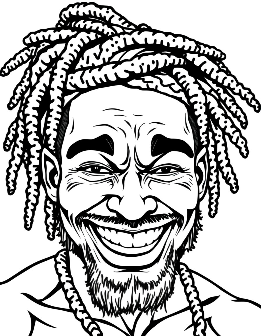 Black shirtless dread head funny with a great smile shirtless