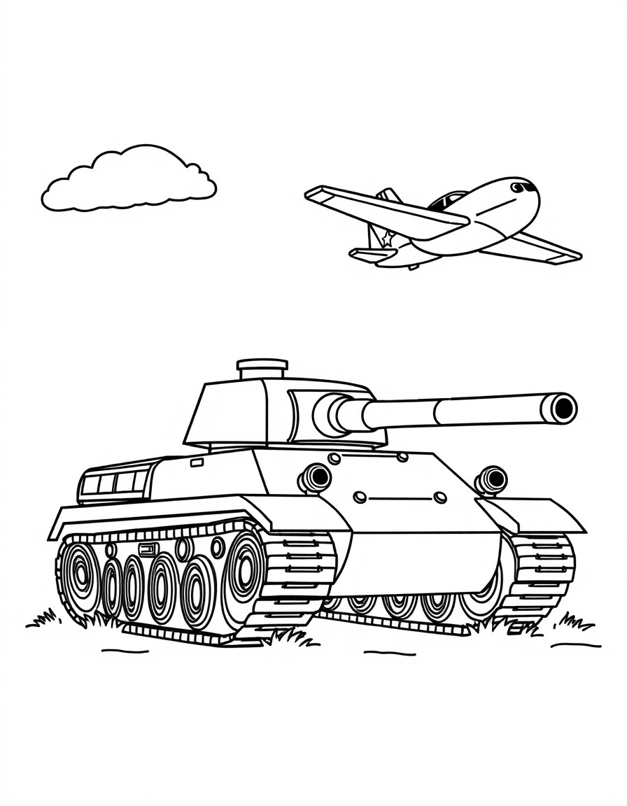 I want a tank and a warplane