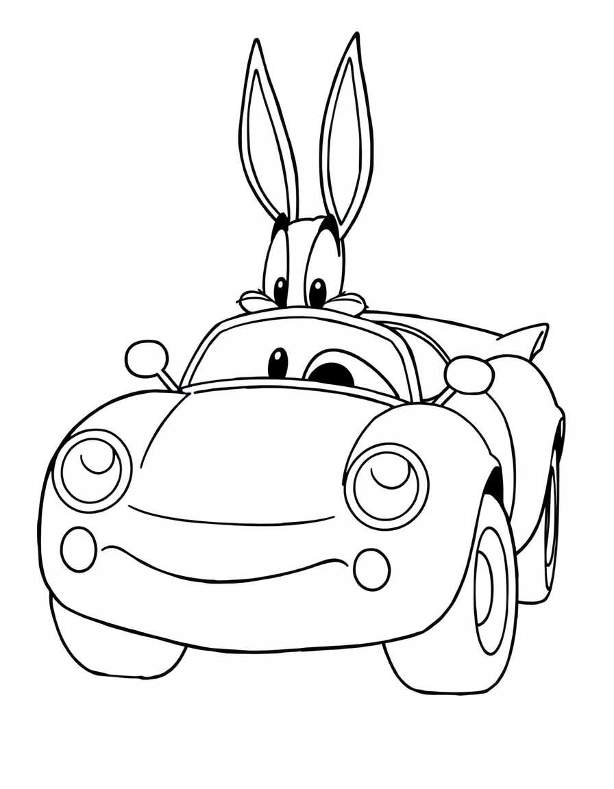 Greate supercar from looney toons