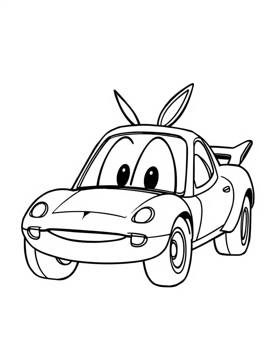 Greate supercar from looney toons