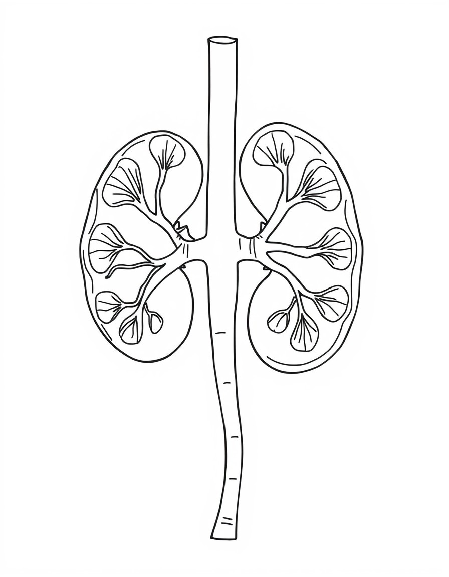 detailed kidney anatomy