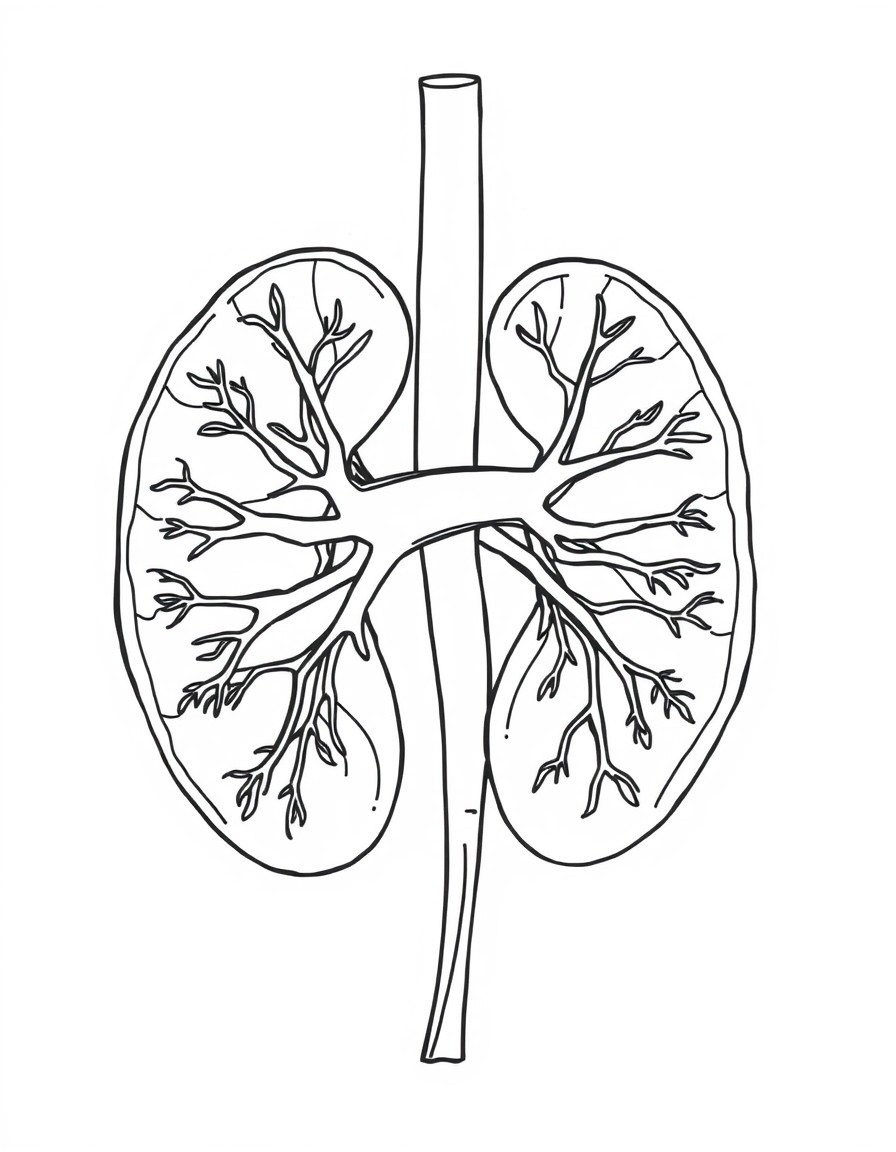 detailed kidney anatomy