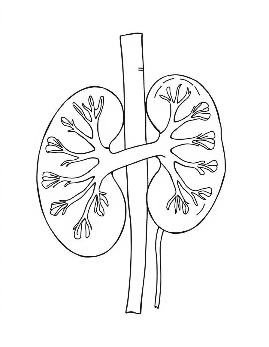 detailed kidney anatomy