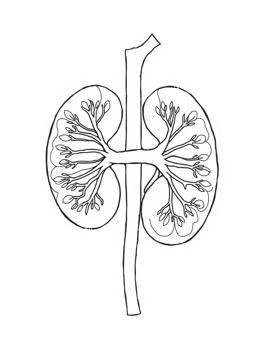 detailed kidney anatomy